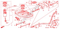 BRANDSTOF TANK(DIESEL) voor Honda CIVIC 2.2 TYPE-S 3 deuren 6-versnellings handgeschakelde versnellingsbak 2011