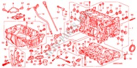 CILINDERBLOK/OLIEPAN(DIESEL) voor Honda CIVIC 2.2 TYPE-S 3 deuren 6-versnellings handgeschakelde versnellingsbak 2011