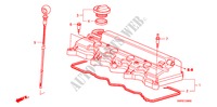 CILINDERKOP AFDEKKING(1.8L) voor Honda CIVIC 1.8 TYPE-S    PLUS 3 deuren 6-versnellings handgeschakelde versnellingsbak 2010