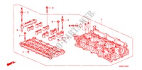CILINDERKOP(DIESEL) voor Honda CIVIC 2.2 BASE 3 deuren 6-versnellings handgeschakelde versnellingsbak 2011