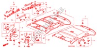 DAK VOERING voor Honda CIVIC 2.0 TYPE-R    PLUS 3 deuren 6-versnellings handgeschakelde versnellingsbak 2011