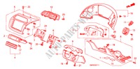 INSTRUMENTEN AFWERKING(RH)(BESTUURDERZIJKANT) voor Honda CIVIC 2.2 TYPE-S    PLUS 3 deuren 6-versnellings handgeschakelde versnellingsbak 2011
