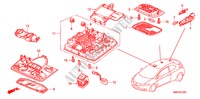 INTERIEUR VERLICHTING voor Honda CIVIC 2.2 TYPE-S    PLUS 3 deuren 6-versnellings handgeschakelde versnellingsbak 2011
