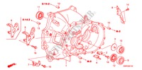 KOPPELINGKAST(1.4L) voor Honda CIVIC 1.4 BASE 3 deuren 6-versnellings handgeschakelde versnellingsbak 2010