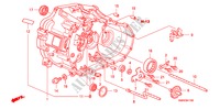 KOPPELINGKAST(DIESEL) voor Honda CIVIC 2.2 BASE 3 deuren 6-versnellings handgeschakelde versnellingsbak 2010