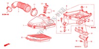 LUCHTFILTER(DIESEL) voor Honda CIVIC 2.2 BASE 3 deuren 6-versnellings handgeschakelde versnellingsbak 2011