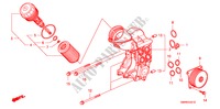 OLIEFILTER HOUDER(DIESEL) voor Honda CIVIC 2.2 TYPE-S 3 deuren 6-versnellings handgeschakelde versnellingsbak 2010