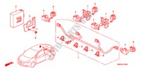PARKEERSENSOR voor Honda CIVIC 2.2 TYPE-S    PLUS 3 deuren 6-versnellings handgeschakelde versnellingsbak 2011