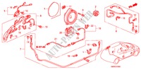 RADIO ANTENNE(LH) voor Honda CIVIC 1.8 TYPE-S    PLUS 3 deuren intelligente transmissie IMT 2010