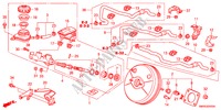 REM HOOFDCILINDER/HOOFDSPANNING(LH) voor Honda CIVIC 1.8 TYPE-S 3 deuren 6-versnellings handgeschakelde versnellingsbak 2010