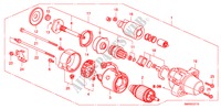 STARTMOTOR(MITSUBISHI)(DIESEL) voor Honda CIVIC 2.2 TYPE-S 3 deuren 6-versnellings handgeschakelde versnellingsbak 2010