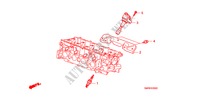 STEKKER BOVENSTE SPOEL(1.4L) voor Honda CIVIC 1.4 BASE 3 deuren 6-versnellings handgeschakelde versnellingsbak 2011