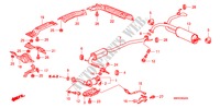 UITLAATPIJP/GELUIDDEMPER(1.4L) voor Honda CIVIC 1.4 TYPE-S    PLUS 3 deuren 6-versnellings handgeschakelde versnellingsbak 2011