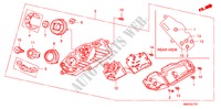 VERWARMING REGELAAR(RH) voor Honda CIVIC 2.0 TYPE-R    PLUS 3 deuren 6-versnellings handgeschakelde versnellingsbak 2011