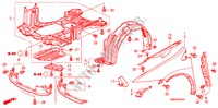 VOOR KAPPEN voor Honda CIVIC 2.0 TYPE-R    PLUS 3 deuren 6-versnellings handgeschakelde versnellingsbak 2011
