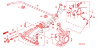 VOOR KNOKKEL voor Honda CIVIC 1.8 TYPE-S    PLUS 3 deuren 6-versnellings handgeschakelde versnellingsbak 2010