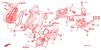 WATERPOMP(2.0L) voor Honda CIVIC 2.0 TYPE-R    RACE 3 deuren 6-versnellings handgeschakelde versnellingsbak 2010