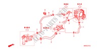 WATERSLANG(1.4L) voor Honda CIVIC 1.4 TYPE-S    PLUS 3 deuren 6-versnellings handgeschakelde versnellingsbak 2011