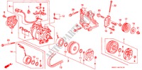 AIRCONDITIONER (COMPRESSOR)('93) voor Honda CONCERTO 1.5I 4 deuren 4-traps automatische versnellingsbak 1993
