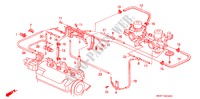 INSTALLATIEPIJP/SLANGEN (1.4L)('90) voor Honda CONCERTO GL 4 deuren 4-traps automatische versnellingsbak 1990