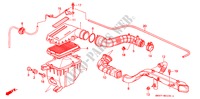 LUCHTFILTER(PGM FI) voor Honda CONCERTO 1.6I-16 4 deuren 4-traps automatische versnellingsbak 1991