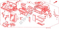 VERWARMINGSEENHEID voor Honda CONCERTO 1.6I-16 4 deuren 5-versnellings handgeschakelde versnellingsbak 1993