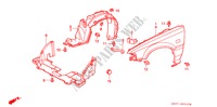 VOOR KAPPEN voor Honda CONCERTO 1.6I-16 4 deuren 4-traps automatische versnellingsbak 1993