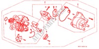 DISTRIBUTEUR (LUCAS AUTOMOTIVE LTD.) voor Honda ACCORD 1.8IS 4 deuren 4-traps automatische versnellingsbak 1996