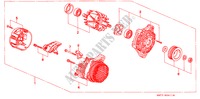 GENERATOR(BOSCH) voor Honda ACCORD 2.0I 4 deuren 5-versnellings handgeschakelde versnellingsbak 1994
