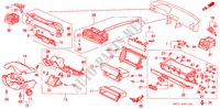 INSTRUMENTEN AFWERKING(LH) voor Honda ACCORD 1.8IS 4 deuren 5-versnellings handgeschakelde versnellingsbak 1996