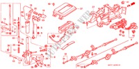 KEUZEHENDEL(RH) voor Honda ACCORD 2.0IES 4 deuren 4-traps automatische versnellingsbak 1993