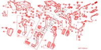 PEDAAL(RH) voor Honda ACCORD 2.0ILS 4 deuren 5-versnellings handgeschakelde versnellingsbak 1996