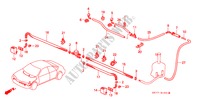 SLUITRING NIPPEL/SLUITRING SLANG voor Honda ACCORD 2.0ILS 4 deuren 4-traps automatische versnellingsbak 1994