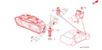 SNELHEIDSENSOR voor Honda ACCORD 2.0ILS 4 deuren 4-traps automatische versnellingsbak 1994