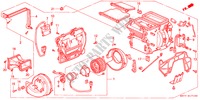VERWARMING AANJAGER voor Honda ACCORD 2.0ILS 4 deuren 4-traps automatische versnellingsbak 1994
