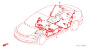 BEDRADINGSBUNDEL(LH) (3) voor Honda CIVIC 1.8 LS 4 deuren 5-traps automatische versnellingsbak 2006