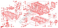 CILINDERBLOK/OLIEPAN voor Honda CIVIC 1.6 LXI 4 deuren 5-traps automatische versnellingsbak 2007