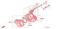 GAS HUIS voor Honda CIVIC 1.6 LXI 4 deuren 5-traps automatische versnellingsbak 2007
