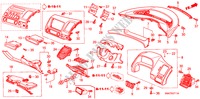 INSTRUMENTEN AFWERKING(BESTUURDERZIJKANT) (RH) voor Honda CIVIC 1.8 SE 4 deuren 5-traps automatische versnellingsbak 2006