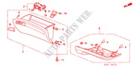 INSTRUMENTEN AFWERKING(PASSAGIERZIJKANT) (LH) voor Honda CIVIC 1.6 S 4 deuren 5-traps automatische versnellingsbak 2007