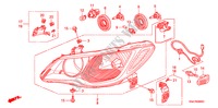 KOPLAMP voor Honda CIVIC 1.8 ES 4 deuren 6-versnellings handgeschakelde versnellingsbak 2006