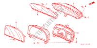 METER KOMPONENTEN(NS) voor Honda CIVIC 1.6 LXI 4 deuren 5-traps automatische versnellingsbak 2007