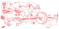 REM HOOFDCILINDER/ HOOFDSPANNING(LH) voor Honda CIVIC VTI 4 deuren 5-traps automatische versnellingsbak 2006
