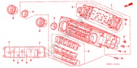 VERWARMING REGELAAR(RH) voor Honda CIVIC 1.8 S 4 deuren 5-traps automatische versnellingsbak 2006