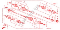 VOOR AANDRIJFAS(AT) voor Honda CIVIC 1.6 S 4 deuren 5-traps automatische versnellingsbak 2007