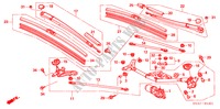 VOOR RUITESPROEIER (RH) voor Honda CIVIC 1.6 LXI 4 deuren 5-traps automatische versnellingsbak 2007