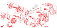 AIRCONDITIONER (COMPRESSOR) voor Honda CIVIC 1.8 S 4 deuren 5-traps automatische versnellingsbak 2008