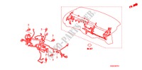 BEDRADINGSBUNDEL(LH) (2) voor Honda CIVIC EXI 4 deuren 5-versnellings handgeschakelde versnellingsbak 2009