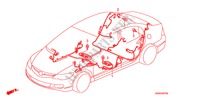 BEDRADINGSBUNDEL(RH) (3) voor Honda CIVIC 1.8 EXI 4 deuren 5-versnellings handgeschakelde versnellingsbak 2008