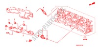 BRANDSTOF INSPUIT voor Honda CIVIC 1.8 LS 4 deuren 5-traps automatische versnellingsbak 2008